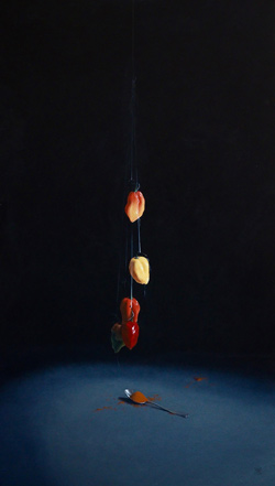 Chilli Powder, acrylic on board